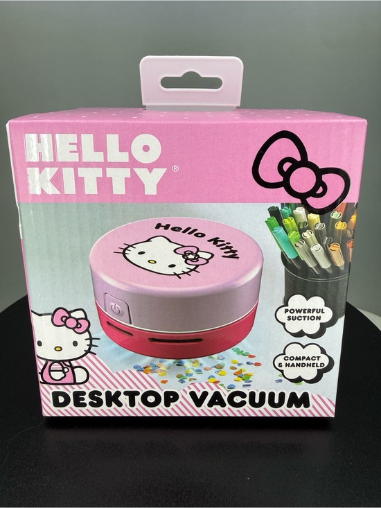 Hello Kitty | Office | Hello Kitty Pink Mini Desktop Vacuum Cleaner ...